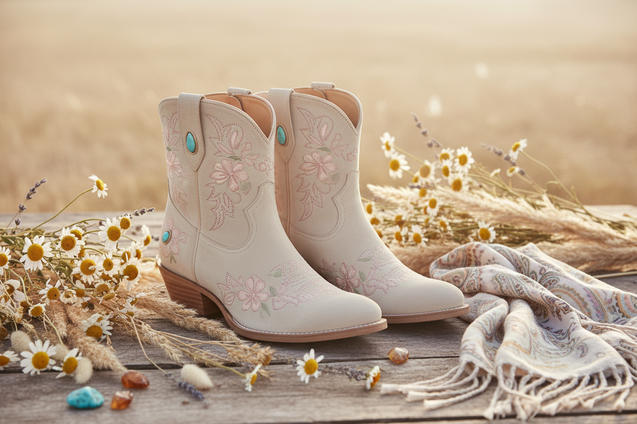 Botas Texanas Curtas — Soft Summer
