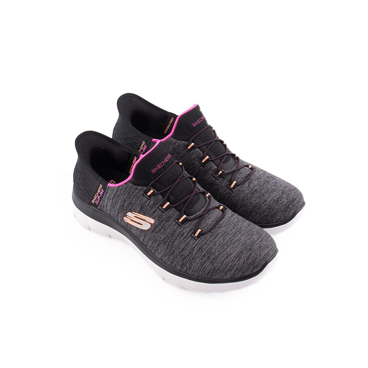Sapatilha SKECHERS Heathered Mesh Bungee