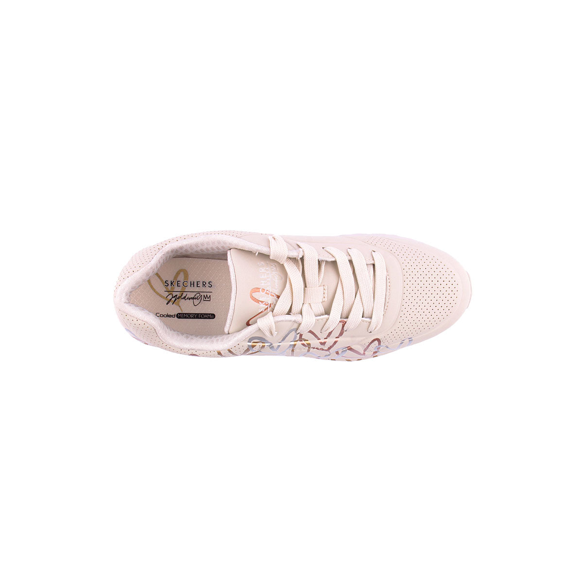 Sapatilha Skechers Uno Lite - Metallic Love