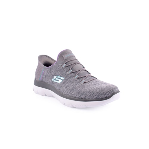 Sapatilha SKECHERS Heathered Mesh Bungee