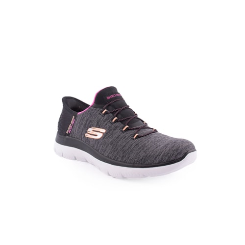 Sapatilha SKECHERS Heathered Mesh Bungee